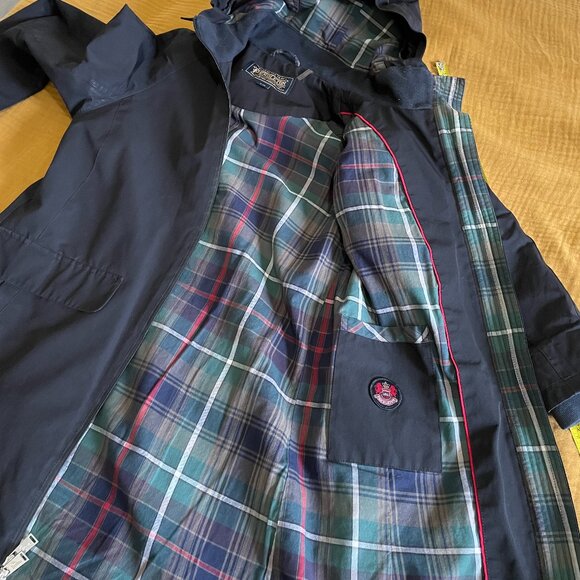 Pendleton Plaid Lined Rain Jacket - W's S, Black - Picture 7 of 10